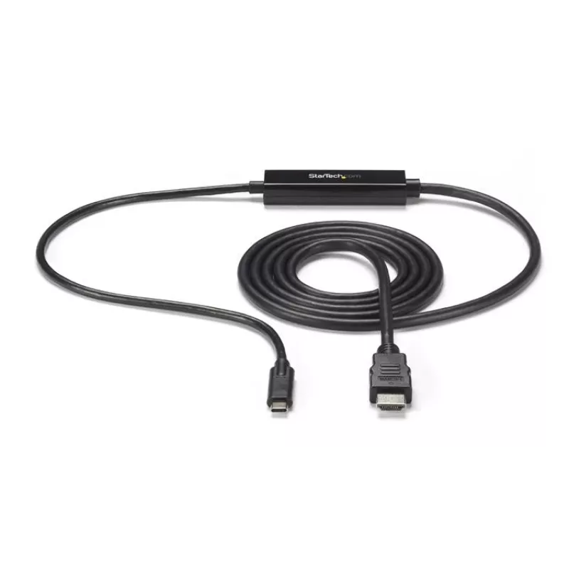 StarTech.com 3 pēdas (1 m) USB-C uz HDMI kabelis - 4K 30 Hz USB Type-C uz HDMI video displeja pārveidotājs - USB-C DP Alt Mode uz HDMI monitora adaptera vads - Thunderbolt saderīgs