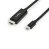 StarTech.com 10 pēdas (3 m) Mini DisplayPort uz HDMI kabelis - 4K 30 Hz video - mDP uz HDMI adaptera kabelis - Mini DP vai Thunderbolt 1/2 Mac/PC uz HDMI monitors/displejs - mDP uz HDMI pārveidotāja vads