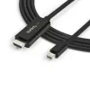 StarTech.com 10 pēdas (3 m) Mini DisplayPort uz HDMI kabelis - 4K 30 Hz video - mDP uz HDMI adaptera kabelis - Mini DP vai Thunderbolt 1/2 Mac/PC uz HDMI monitors/displejs - mDP uz HDMI pārveidotāja vads