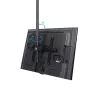 StarTech.com TV griestu stiprinājums - pilnas kustības universāls piekarams viena ekrāna stiprinājums ar regulējamu teleskopisko stabu - slīpums / grozīšana - VESA kronšteins 32 inch-75 inch displejiem