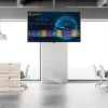 StarTech.com TV griestu stiprinājums - pilnas kustības universāls piekarams viena ekrāna stiprinājums ar regulējamu teleskopisko stabu - slīpums / grozīšana - VESA kronšteins 32 inch-75 inch displejiem