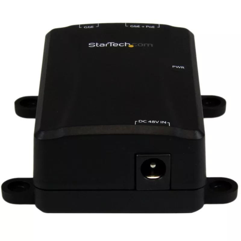 StarTech.com 1 porta gigabitu starpposma iekārta - PoE+ inžektors - 802.3at un 802.3af