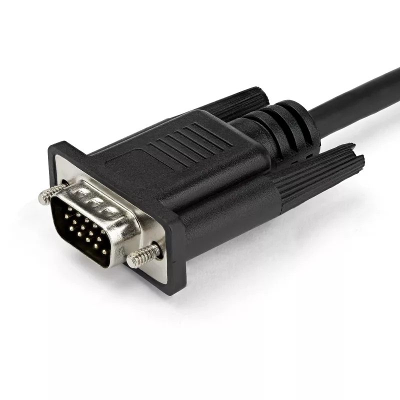 StarTech.com 0,9 m USB C uz VGA kabelis – 1920 x 1200/1080p USB Type-C uz VGA video aktīvais adaptera kabelis – saderīgs ar Thunderbolt 3 – klēpjdatoram uz VGA monitoru/projektoru – DP Alt Mode HBR2