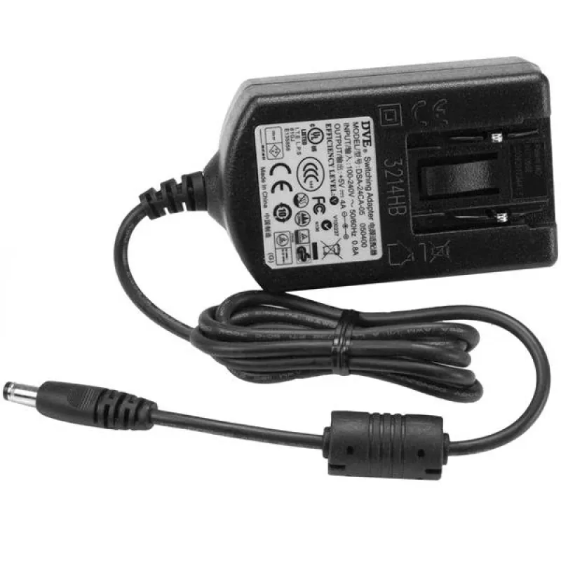 StarTech.com līdzstrāvas barošanas adapteris - 5V, 4A, universāls, iekštelpu, 110-240 V, 5 V, 0,8 A, 4 A
