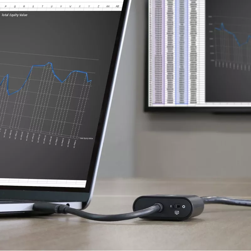 StarTech.com USB-C uz HDMI adapteris – ar prezentācijas režīma slēdzi – 4K 60Hz