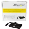 StarTech.com USB-C VGA daudzportu adapteris - USB 3.0 ports - 60W PD