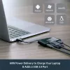 StarTech.com USB-C VGA daudzportu adapteris - USB 3.0 ports - 60W PD