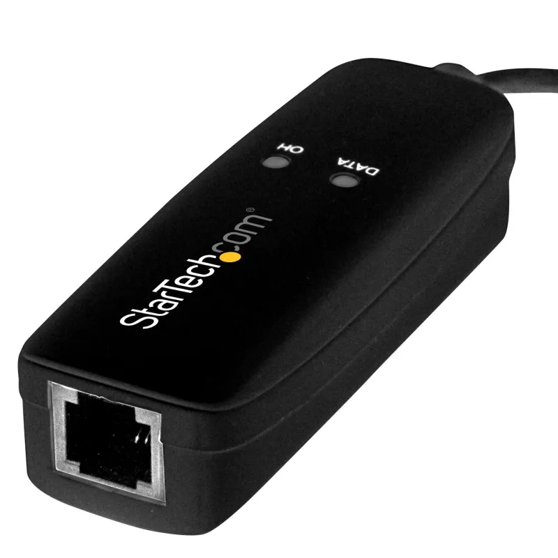 StarTech.com USB 2.0 Faksa Modems - 56K Ārējs Aparatūras Iezvanpieejas V.92 Modems/Dongle/Adapteris - Datora/Klēpjdatora Faksa Modems - USB uz Telefona Ligzdu - USB Datu Modems - Tīkla Fakss/CMR/POS