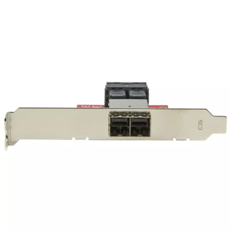 StarTech.com Mini-SAS adapteris - Dual SFF-8643 uz SFF-8644 - ar pilna un zema profila kronšteiniem - 12 Gbps