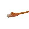 StarTech.com 10 m CAT6 Ethernet kabelis – oranžs CAT 6 Gigabit Ethernet vads – 250 MHz 100 W PoE RJ45 UTP tīkla/plākstera vads bez aizķeršanās ar spriegojuma samazināšanu, individuāli testēts