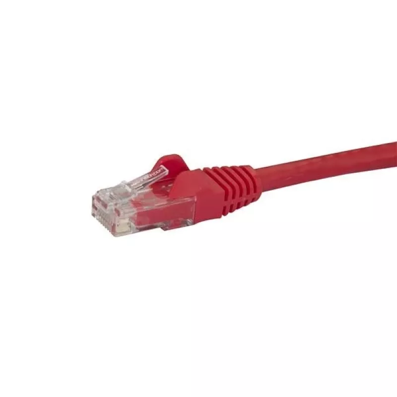 StarTech.com 7m CAT6 Ethernet kabelis - Sarkans CAT 6 Gigabit Ethernet vads -250MHz 100W PoE RJ45 UTP tīkla/korekcijas vads bez aizķeršanās ar stiepes samazinājumu, individuāli testēts