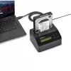 StarTech.com Single Bay Hard Drive Eraser, Standalone HDD/SSD Sanitizer, 4Kn, USB 3.0 to SATA III (6 Gbps), 9 Erase Modes, LCD Display, Secure Erase Hard Disk Sanitizer Dock, DB-9 Printer Port, TAA Compliant