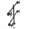 StarTech.com darbvirsmas četru monitoru kronšteins – ergonomisks VESA 4 monitoru stiprinājums 2x2 līdz 27 collām – regulējams un augstumā maināms staba stiprinājums – slīpums/pagriešana/rotācija LCD/LED ekrānam – darbvirsmas skava/caurlaide