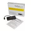 StarTech.com 3 portu USB-C centrmezgls ar Gigabit Ethernet un 60 W Power Delivery caurlaides klēpjdatora uzlādi — USB-C uz 3x USB-A (USB 3.0 SuperSpeed 5 Gbps) — USB 3.2 Gen 1 Type-C adaptera centrmezgls