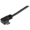 StarTech.com Micro-USB uzlādes un sinhronizācijas kabelis M/M - Leņķveida Micro-USB - 24 AWG - 0,5 m