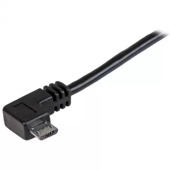 StarTech.com Micro-USB uzlādes un sinhronizācijas kabelis M/M - Leņķveida Micro-USB - 24 AWG - 0,5 m