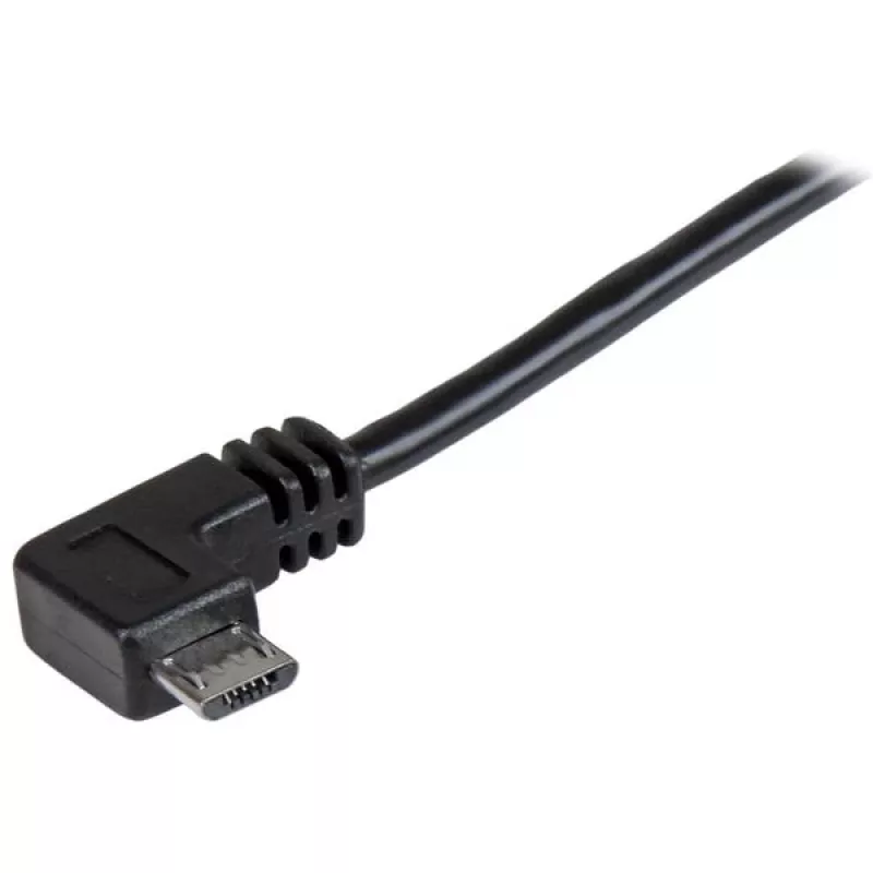 StarTech.com Micro-USB uzlādes un sinhronizācijas kabelis M/M - Leņķveida Micro-USB - 24 AWG - 0,5 m