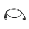 StarTech.com Micro-USB uzlādes un sinhronizācijas kabelis M/M - Leņķveida Micro-USB - 24 AWG - 0,5 m