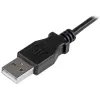 StarTech.com Micro-USB uzlādes un sinhronizācijas kabelis M/M - Leņķveida Micro-USB - 24 AWG - 0,5 m