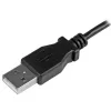 StarTech.com Micro-USB uzlādes un sinhronizācijas kabelis M/M - Kreisais leņķis Micro-USB - 24 AWG - 0,5 m