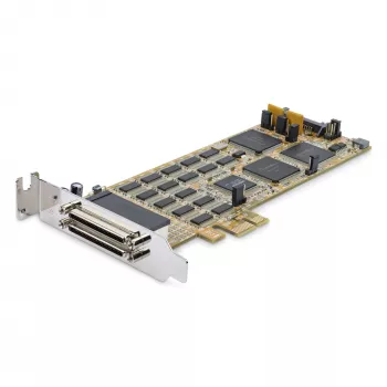 StarTech.com 16 portu zema profila seriālā karte - RS232 - PCI Express