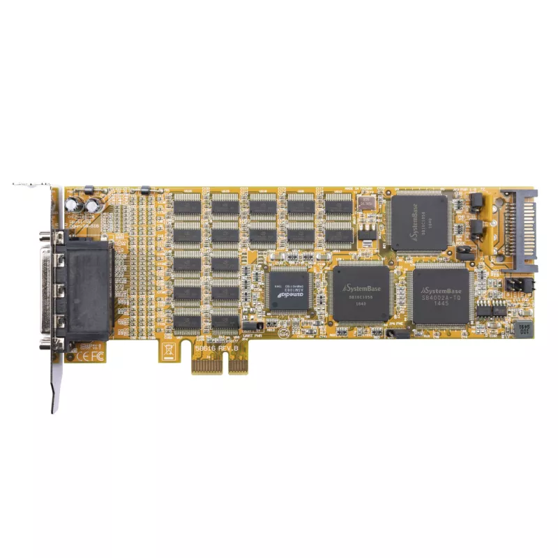 StarTech.com 16 portu zema profila seriālā karte - RS232 - PCI Express