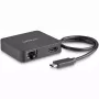 StarTech.com USB C daudzfunkciju adapteris - pārnēsājama USB-C mini dokstacija 4K HDMI video - Gigabit Ethernet, USB 3.0 centrmezgls (1x USB-A 1x USB-C) - USB Type-C daudzfunkciju adapteris - saderīgs ar Thunderbolt 3