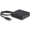 StarTech.com USB C daudzfunkciju adapteris - pārnēsājama USB-C mini dokstacija 4K HDMI video - Gigabit Ethernet, USB 3.0 centrmezgls (1x USB-A 1x USB-C) - USB Type-C daudzfunkciju adapteris - saderīgs ar Thunderbolt 3
