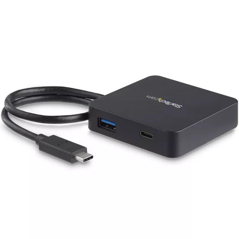 StarTech.com USB C daudzfunkciju adapteris - pārnēsājama USB-C mini dokstacija 4K HDMI video - Gigabit Ethernet, USB 3.0 centrmezgls (1x USB-A 1x USB-C) - USB Type-C daudzfunkciju adapteris - saderīgs ar Thunderbolt 3