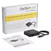 StarTech.com USB C daudzfunkciju adapteris - pārnēsājama USB-C mini dokstacija 4K HDMI video - Gigabit Ethernet, USB 3.0 centrmezgls (1x USB-A 1x USB-C) - USB Type-C daudzfunkciju adapteris - saderīgs ar Thunderbolt 3