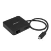 StarTech.com USB C daudzfunkciju adapteris - pārnēsājama USB-C mini dokstacija 4K HDMI video - Gigabit Ethernet, USB 3.0 centrmezgls (1x USB-A 1x USB-C) - USB Type-C daudzfunkciju adapteris - saderīgs ar Thunderbolt 3