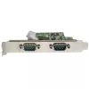 StarTech.com 2 portu PCI Express seriālā karte ar 16C1050 UART - RS232