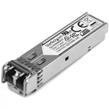 StarTech.com ar Cisco GLC-SX-MMD saderīgs SFP raiduztvērēja modulis - 1000BASE-SX~Ar Cisco GLC-SX-MMD saderīgs SFP modulis - 1000BASE-SX - 1GbE daudzmodu šķiedras MMF optiskais raiduztvērējs - 1GE Gigabit Ethernet SFP - LC 550m - 850nm - DDM Cisco Firepower, ASR920, IE2000