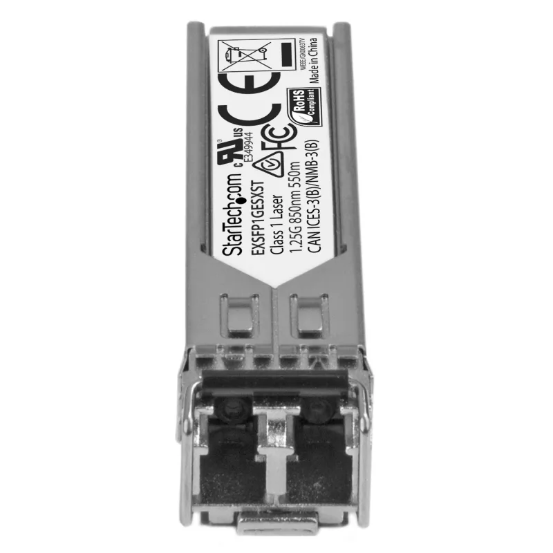 StarTech.com Juniper EX-SFP-1GE-SX saderīgs SFP raiduztvērēja modulis - 1000BASE-SX~Juniper EX-SFP-1GE-SX saderīgs SFP modulis - 1000BASE-SX - 1 GbE daudzmodu optiskās šķiedras MMF optiskais raiduztvērējs - 1 GE Gigabit Ethernet SFP - LC 550 m - 850 nm - DDM