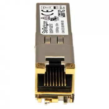 StarTech.com Juniper EX-SFP-1GE-T Savietojams SFP raiduztvērēja modulis - 10/100/1000BASE-T~Juniper EX-SFP-1GE-T Savietojams SFP modulis - 1000BASE-T - SFP uz RJ45 Cat6/Cat5e - 1GE Gigabit Ethernet SFP - RJ-45 100m