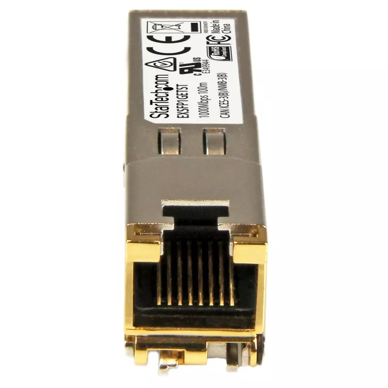 StarTech.com Juniper EX-SFP-1GE-T Savietojams SFP raiduztvērēja modulis - 10/100/1000BASE-T~Juniper EX-SFP-1GE-T Savietojams SFP modulis - 1000BASE-T - SFP uz RJ45 Cat6/Cat5e - 1GE Gigabit Ethernet SFP - RJ-45 100m