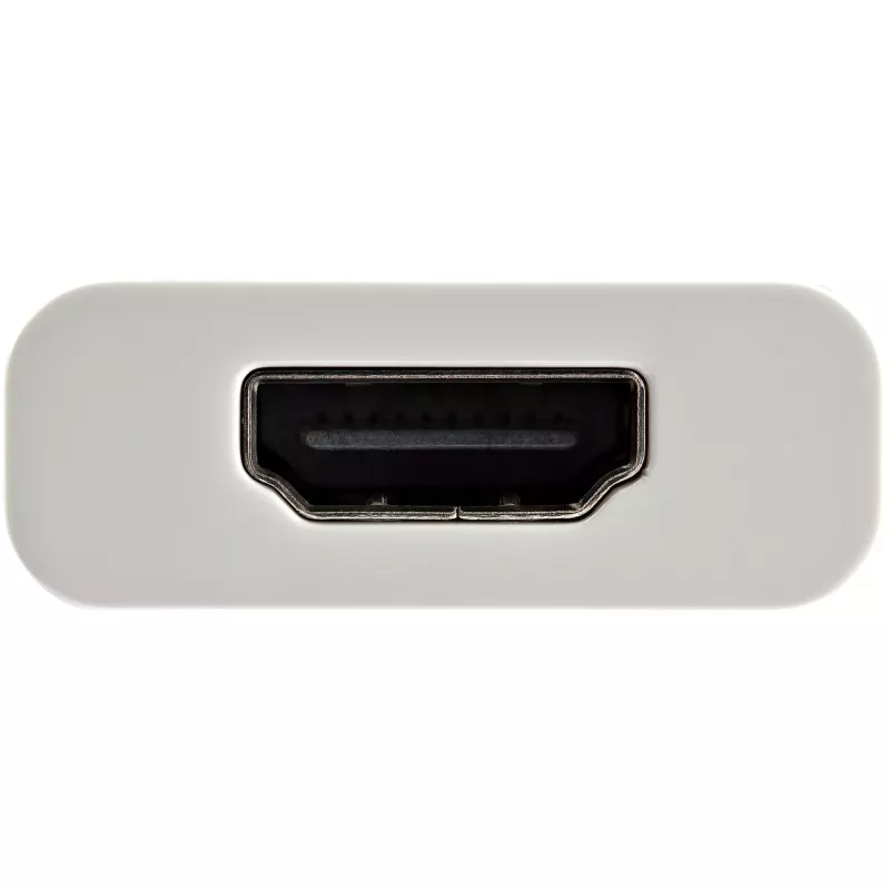 StarTech.com USB-C uz HDMI 2.0 adapteris ar strāvas piegādi - 4K 60 Hz USB Type-C uz HDMI displeja video pārveidotājs - 60 W PD caurlaides uzlādes pieslēgvieta - Thunderbolt 3 saderīgs - balts