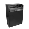 StarTech.com 8U 19 collu vertikāli pie sienas stiprināms serveru statīva skapis - zema profila (15 collu) - 30 collu dziļš bloķējams tīkla korpuss ar 2U komutatora plākšņu paneļa maršrutētāja stiprināšanai IT/datu skapis samontēts