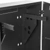 StarTech.com 8U 19 collu vertikāli pie sienas stiprināms serveru statīva skapis - zema profila (15 collu) - 30 collu dziļš bloķējams tīkla korpuss ar 2U komutatora plākšņu paneļa maršrutētāja stiprināšanai IT/datu skapis samontēts