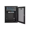 StarTech.com 4 statņu 15U sienas montāžas tīkla skapis ar 1U plauktu, 19 collu šarnīrveida sienas serveru statīvs datu/AV/elektronikas/datoru iekārtām, elastīgs ventilējams statīva korpuss