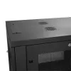 StarTech.com 4 statņu 12U serveru plaukta skapis, bloķējams 19 collu datu plaukta skapis datoru / AV / IT aprīkojumam, biroja / mājas tīkla plaukts ar riteņiem un regulējamām montāžas sliedēm