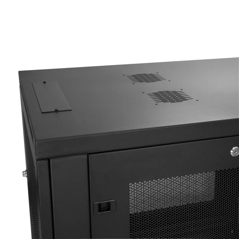 StarTech.com 4 statņu 12U serveru plaukta skapis, bloķējams 19 collu datu plaukta skapis datoru / AV / IT aprīkojumam, biroja / mājas tīkla plaukts ar riteņiem un regulējamām montāžas sliedēm