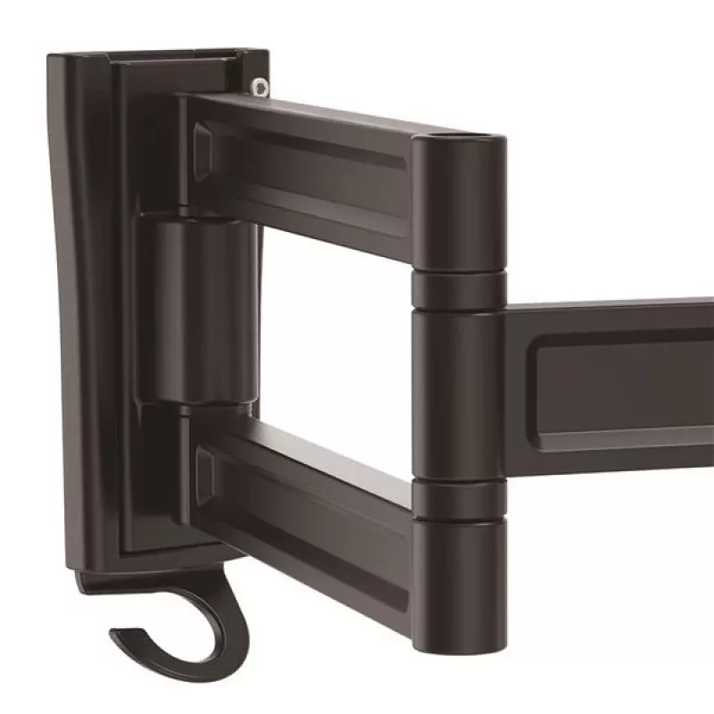 StarTech.com sienas stiprinājuma monitora plecs – dubultā grozāma, 15 kg, 33 cm (13 collas), 68,6 cm (27 collas), 75 x 75 mm, 100 x 100 mm, melns