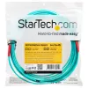 StarTech.com 5 m (16,4 pēdas) LC/UPC uz LC/UPC OM4 daudzmodu optiskās šķiedras kabelis, 50/125 µm LOMMF/VCSEL zipcord šķiedra, 100G, zemi ievades zudumi — LSZH šķiedras pārejas vads