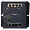 StarTech.com Industrial 8 Port Gigabit PoE Switch - 4 x PoE+ 30W - Power Over Ethernet - Hardened GbE Layer/L2 Managed Switch - Rugged High Power Gigabit tīkls Switch IP-30/-40C to +75C - TAA