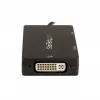 StarTech.com USB-C daudzportu video adapteris - 3-vienā - 4K 30Hz - melns