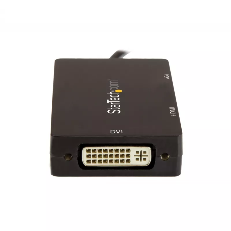 StarTech.com USB-C daudzportu video adapteris - 3-vienā - 4K 30Hz - melns