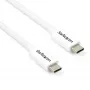 StarTech.com Thunderbolt 3 kabelis - 20Gbps - 2m - balts - saderīgs ar Thunderbolt, USB un DisplayPort