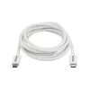 StarTech.com Thunderbolt 3 kabelis - 20Gbps - 2m - balts - saderīgs ar Thunderbolt, USB un DisplayPort
