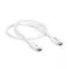 StarTech.com Thunderbolt 3 kabelis - 40Gbps - 0.5m - Balts - Savietojams ar Thunderbolt, USB un DisplayPort